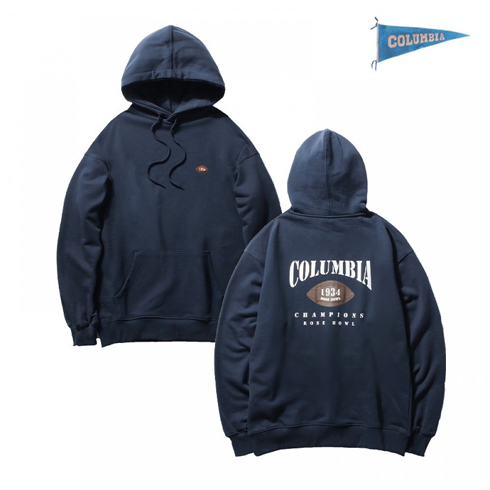 Columbia University Sudadera Con Capucha Impresa Hombres Mujeres