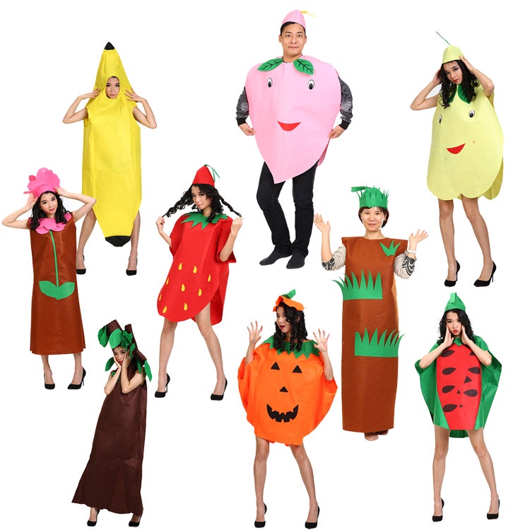 Disfraz De Fruta De Dibujos Animados Para Fita Del Día De Halloween, Ropa De Verduras, Piña, Sandía, Fra, Uva Para Niño Y Niña - AliExprs 1501