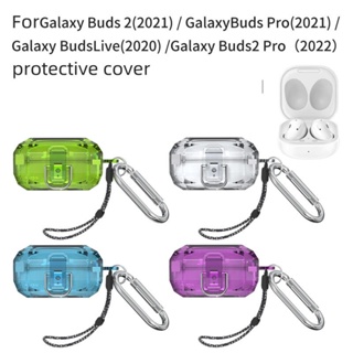 Comprar Funda para auriculares con cámara para Samsung Galaxy Buds 2 pro  Galaxy Buds2 Galaxy Buds Pro Buds Live inalámbrico Bluetooth TPU funda  protectora para auriculares pulsera