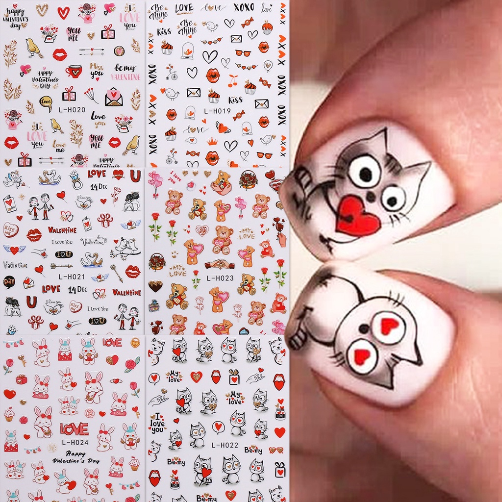 Pegatinas Uñas Hello Kitty, 10PCS Pegatinas Uñas Adhesivas Hello Kitty,  Nail Stickers Kawaii, 3D Nail Art Stickers, DIY Pegatinas DecoraciÓN Uñas,  para Niños Dibujos Animados Uñas CalcomanÍas : : Belleza