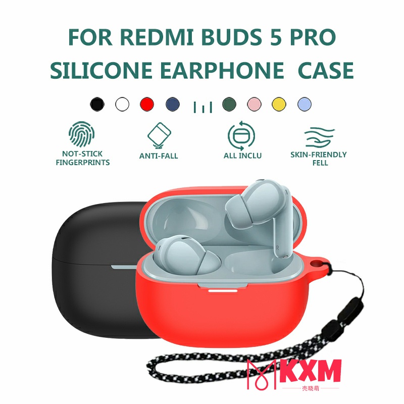 YAODLE Funda compatible con Xiaomi Redmi Buds 5, funda suave
