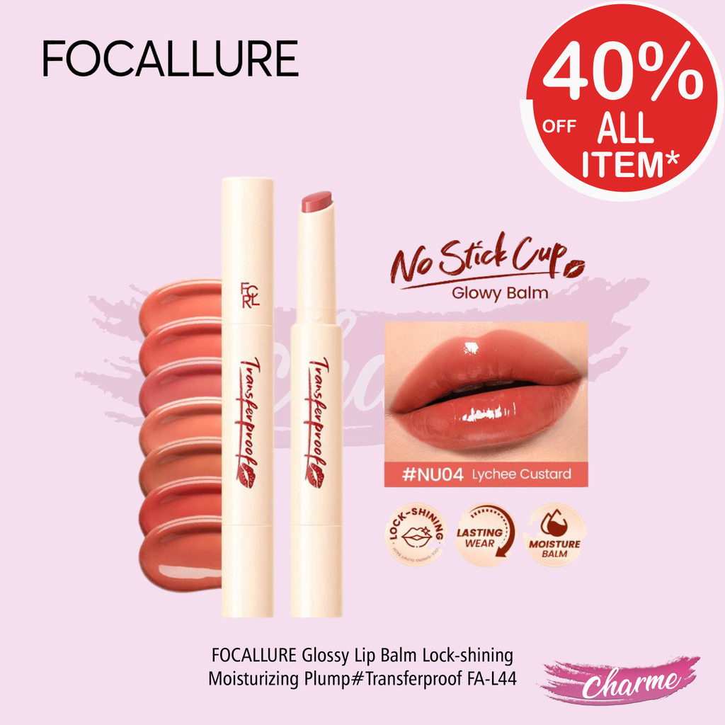 (Listo Y ORIGINAL) FOCALLURE Bálsamo Labial Brillante Bloqueador ...