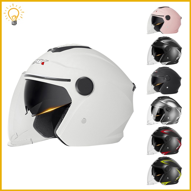 Casco Moto Hombre, Protector Cara Completa Adulto, Gorra Seguridad