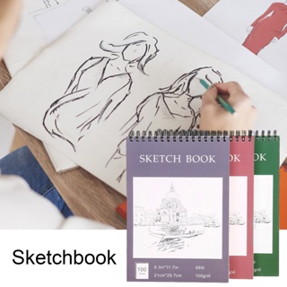 iBayam 9 x 12 Premium Sketch Book Set, 2-Pack Spiral Bound Drawing Paper,  200 Sheets (68lb/100gsm) Sketchbook, Acid-Free Art Drawing Painting