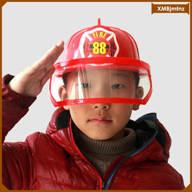 Disfraz de bombero-cascos duros-casco de bombero sombreros de bombero-Accesorios  de bombero disfraz de Halloween para niños - AliExpress