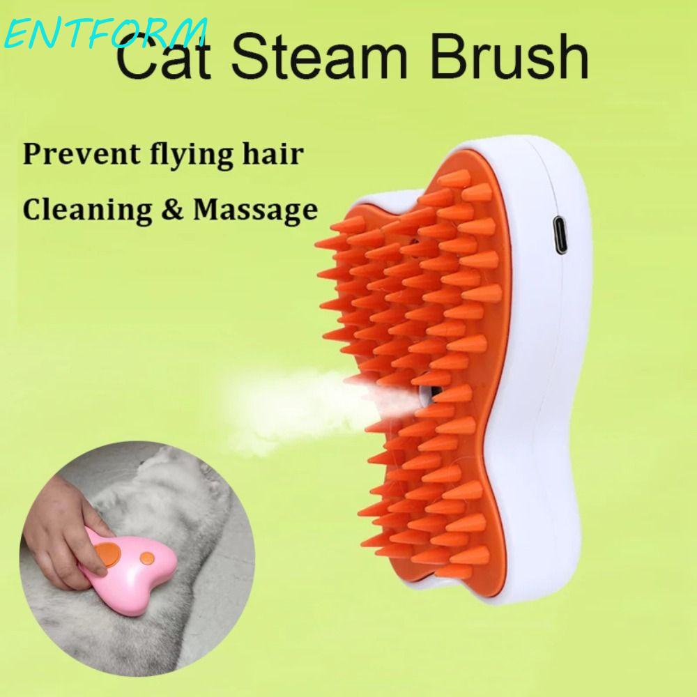 Cepillo de vapor para gatos, cepillo de vapor para gatos, cepillo de vapor  3 en 1, cepillo de vapor para gatos de vapor, cepillo de vapor para gatos