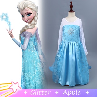 Frozen Princess Elsa Camisón para niñas Verano Manga corta Estilo