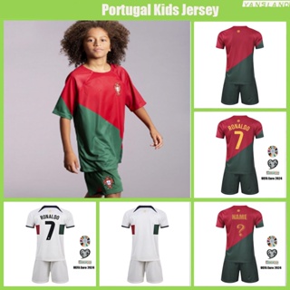 Camiseta 1ª Portugal para el Mundial Qatar 2022 de Cristiano Ronaldo para  Niño