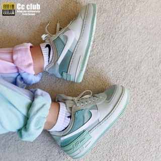 NIKE AIR FORCE 1 SHADOW BLANCO/VERDE/ROSA - SNEAKERS MUJER