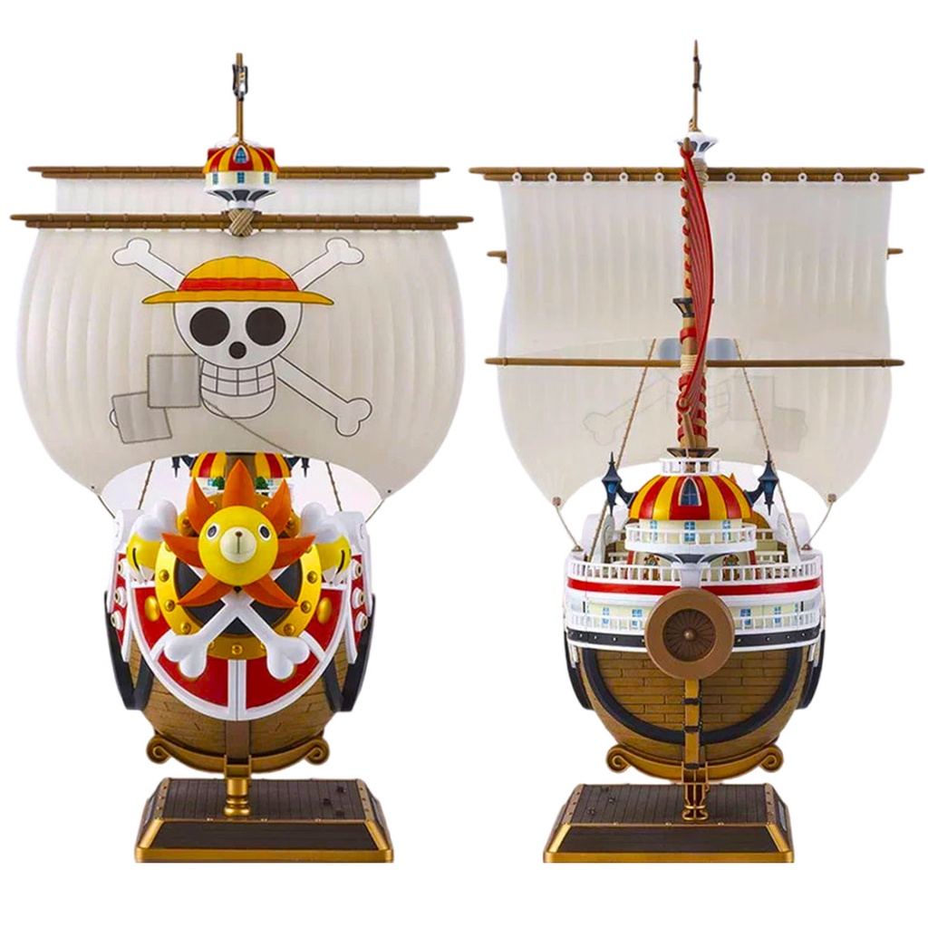 Figura 2 Mini Barco Thousand Sunny Y Going Merry One Piece