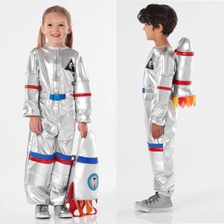 Traje de Halloween Disfraz de Bebé Niña Astronauta (Blanco, 12-18 Meses)