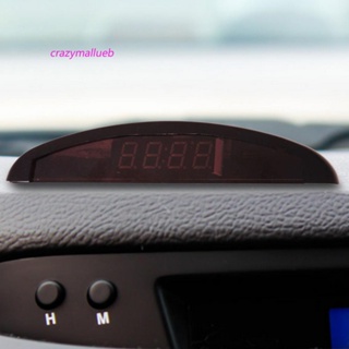 Termómetro LED para coche, reloj eléctrico Digital, medidor de voltímetro  de temperatura, reloj con luz, accesorios