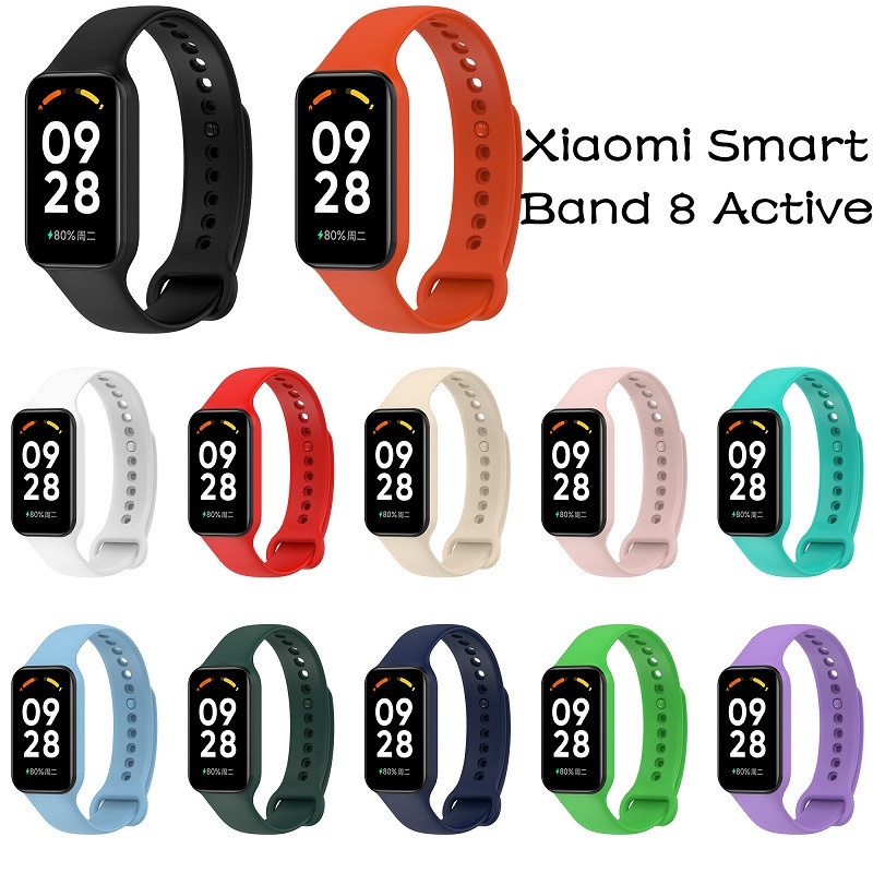 Reloj inteligente pulsera correa de silicona para Xiaomi Mi Band 8