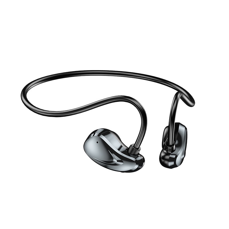 Auriculares Bluetooth True Wireless Clip de oreja Conducción ósea 5.2 Clip  de oreja abierta en negro