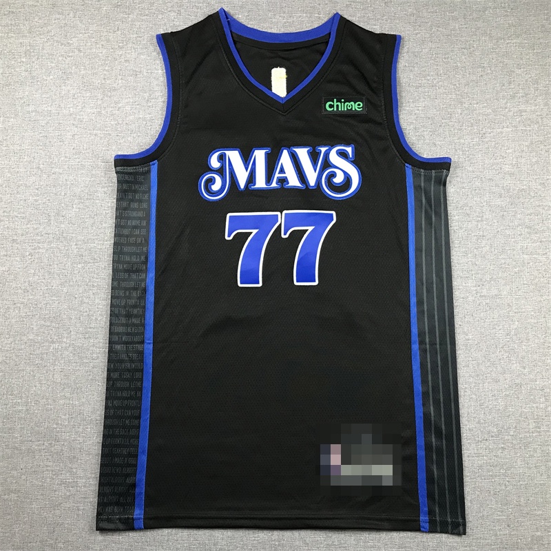 Camiseta De Baloncesto Bordada 2024 City Edition Dallas Mavericks