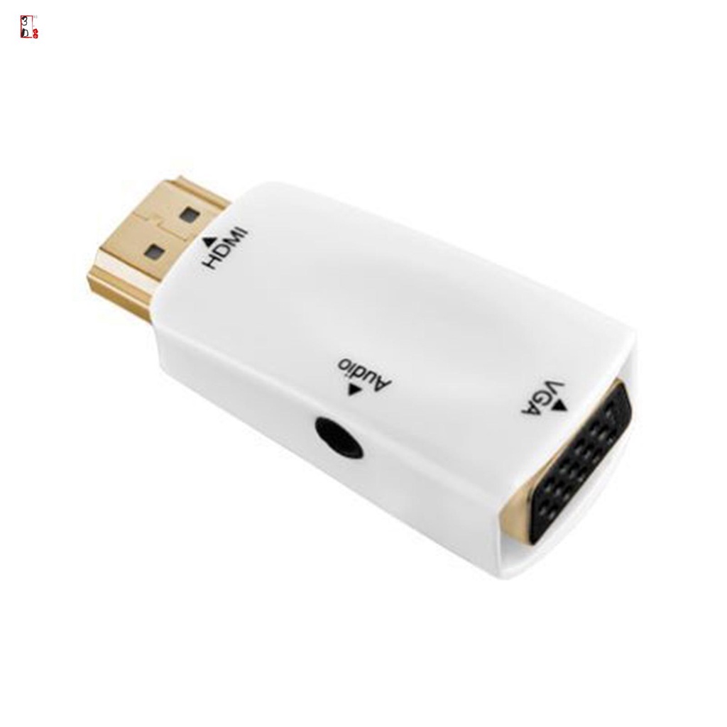 Adaptador HDMI a VGA Resolución de hasta 1920x1080 @60Hz (1080p