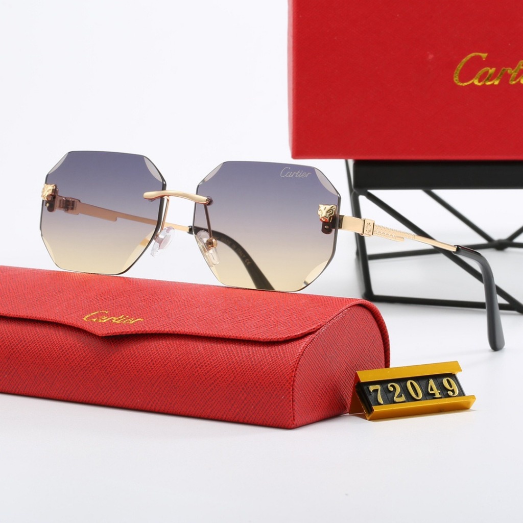 Cartier Nuevo Estilo De Gafas De Sol De Moda Simple Imprescindible