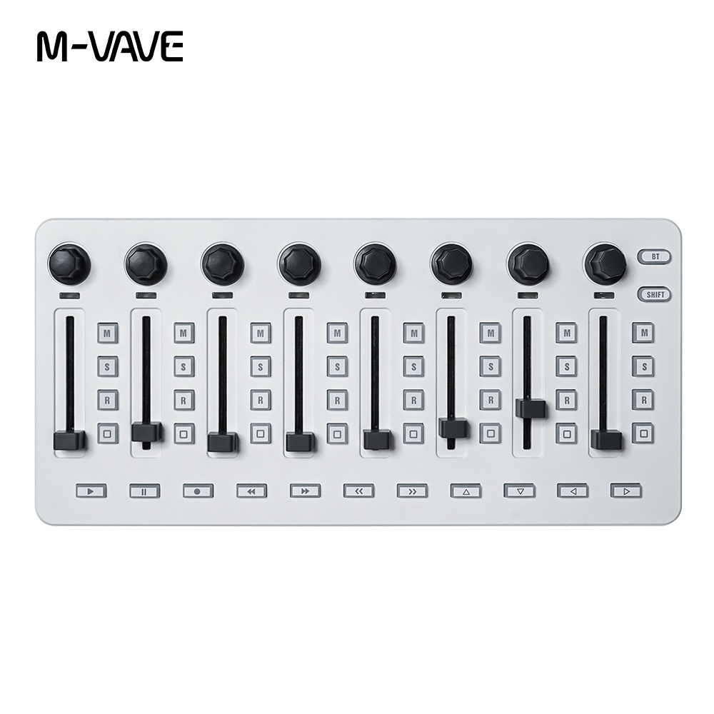 M-VAVE Chocolate BT Controlador MIDI inalámbrico recargable 4 botones  portátil controlador de pie MIDI Pedal Control APP