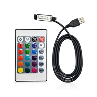 Controlador Bluetooth RGB para tira LED mini USB 1M 5V controlador  Bluetooth Android Led cinta 2835 5050 COB RGB control