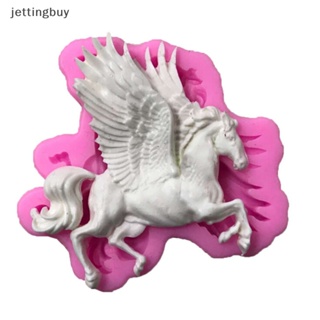 Molde de resina con forma de unicornio en 3D, molde de resina
