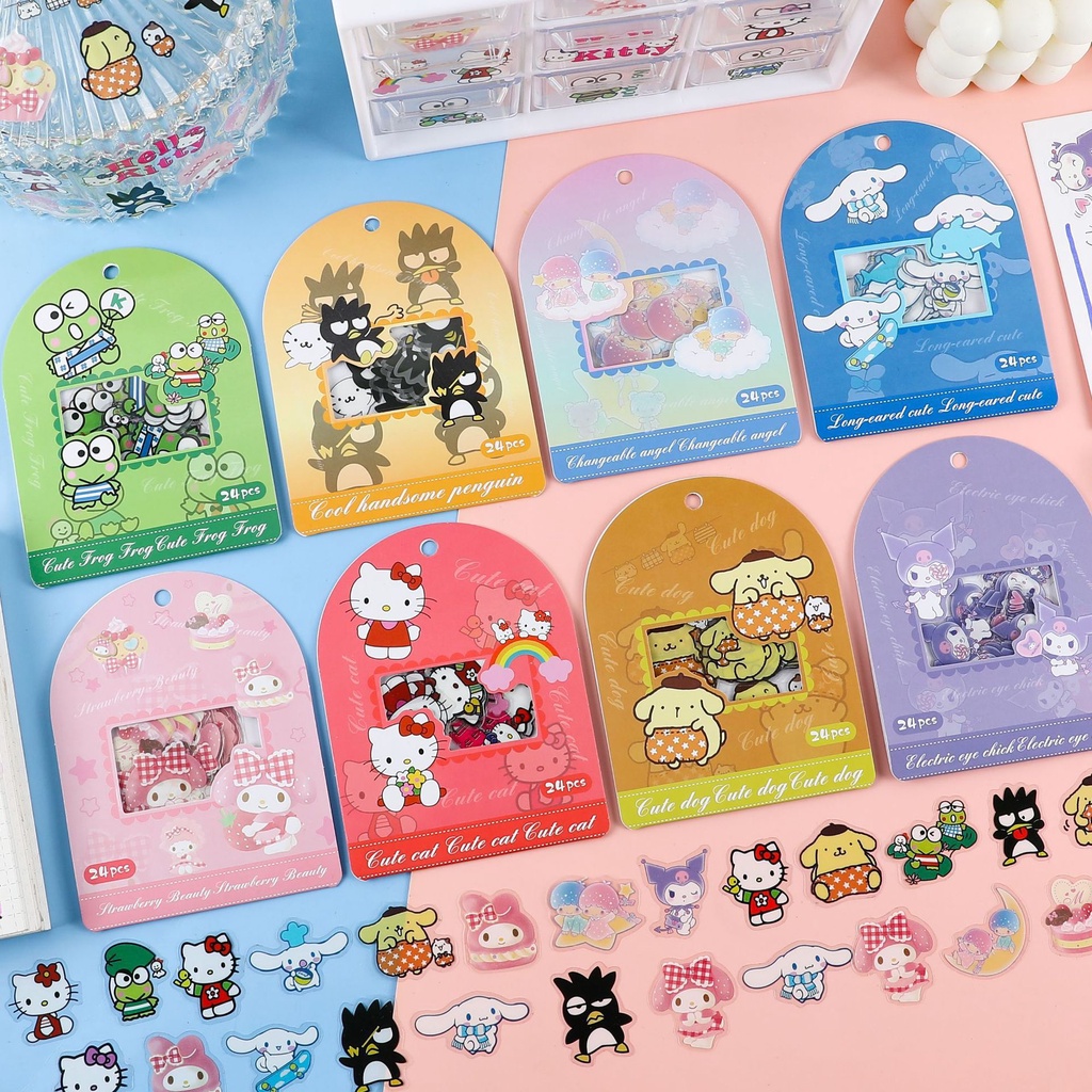 Dibujos Animados De La Serie Sanrio Manual Pegatinas Cinnamoroll Pocaco ...