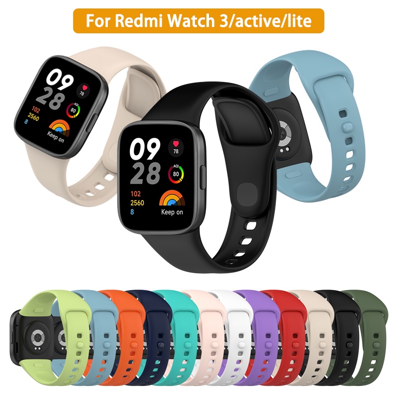 Para Xiaomi Redmi Watch 2 Lite correa de Metal de acero inoxidable pulsera  correas de malla para Xiaomi Mi Watch Lite correas de reloj
