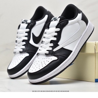 Jordan AIR JORDAN 1 LOW SE UNISEX - Zapatillas de baloncesto - off  noir/black/white/negro 