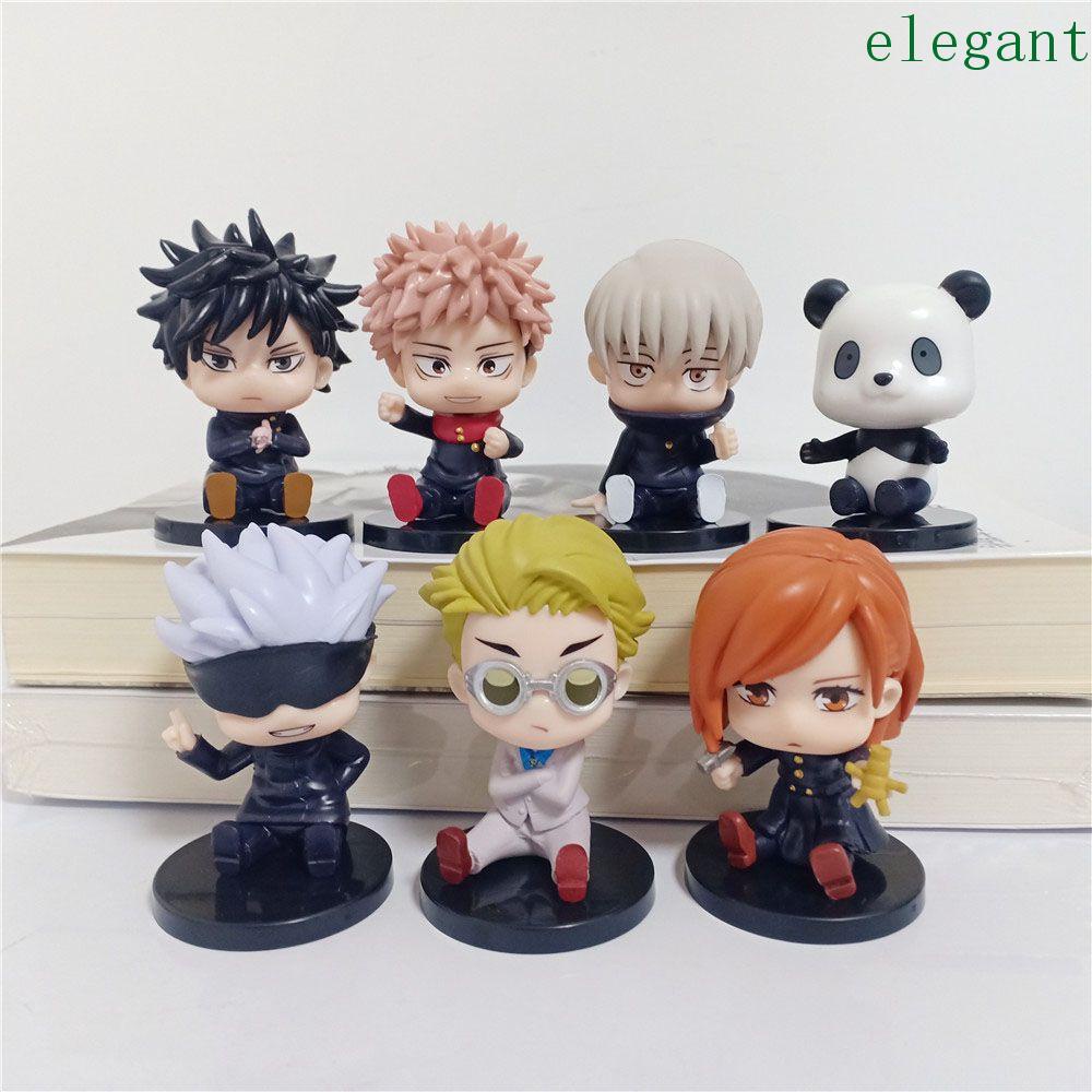 Elegante Jujutsu Kaisen Figuras De Acción Anime Japonés Sangre Caliente Miniaturas Q Versión