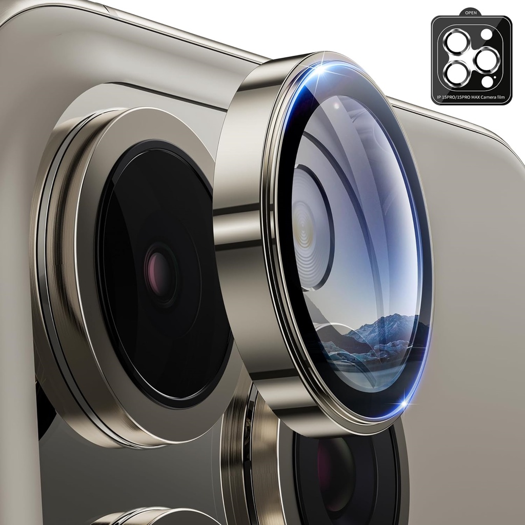 Protector de pantalla de privacidad con cubierta frontal para cámara  compatible con iPhone 13 Pro Max/iPhone 14 Plus, protección de pantalla de  vidrio
