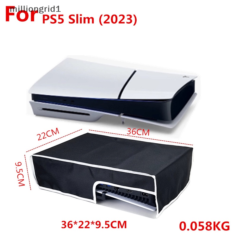 MGCO 】 Funda Suave A Prueba De Polvo Para PS5 Slim Disc/Consola