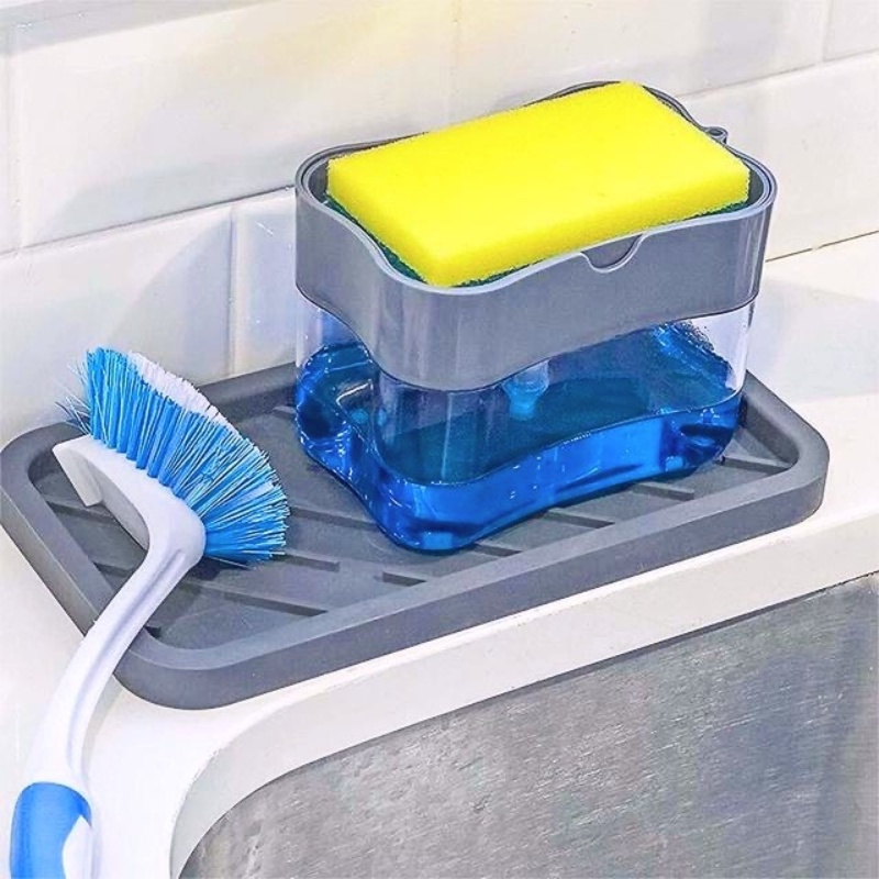 Dispensador Jabón Manual Shampoo Gel Ducha Acero Inoxidable