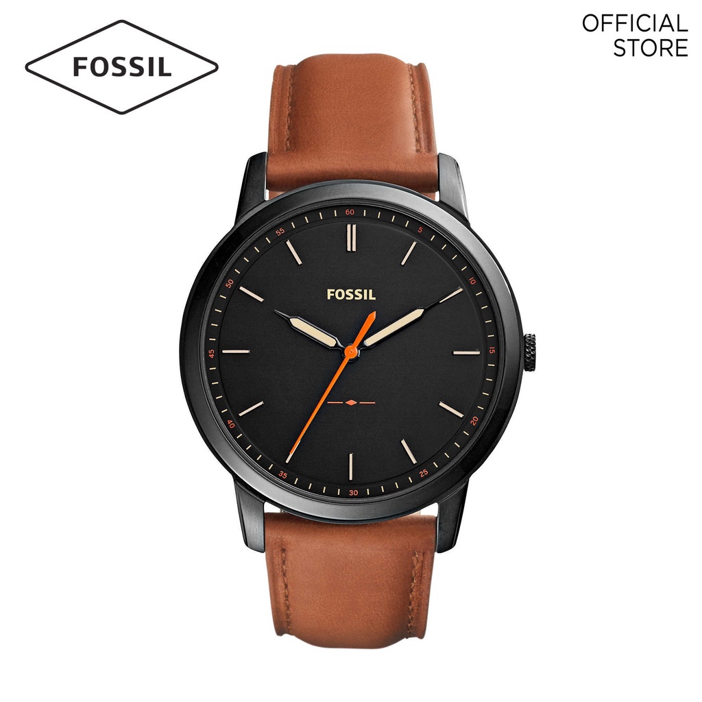 Fossil - Reloj casual de cuarzo, minimalista, de acero inoxidable y delgado  para hombre