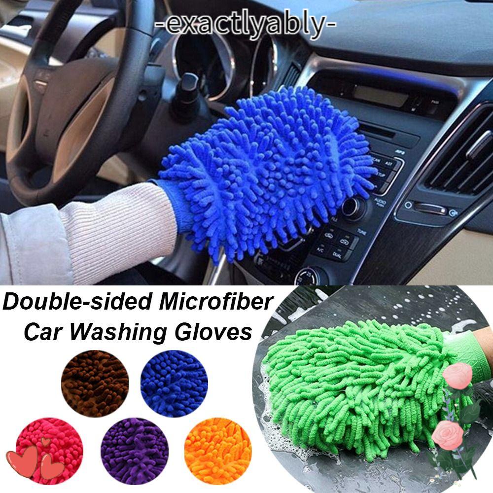 High Quality Microfiber Waterproof Car Wash Mitt/ Car Washing Chenille Mitts  - China Telas De Microfibre and Guantes PARA Limpiar Coches price
