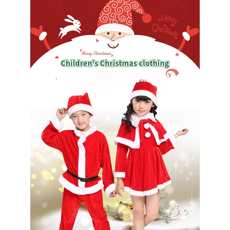 Conjunto de ropa de Navidad para niñas de 1 a 6 años, Cosplay de