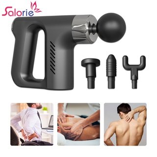 Masajeador muscular de mano, pistola de masaje con pantalla LCD HD,  masajeador de tejido profundo, relajación muscular, alivio del dolor,  vibración de