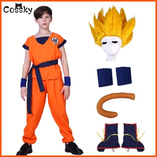 Peluca Goku Dragon Ball Super Sayayin Disfraz Halloween Pelo