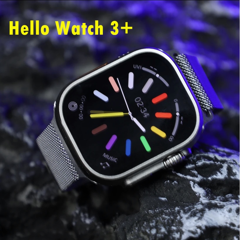 Hello Watch 3 Plus con pantalla AMOLED 4 GB de 2,04 pulgadas
