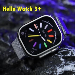 hello3 HELLO Watch 3 PLUS Reloj Inteligente Serie 8 Ultra 2,04 Pulgadas  Pantalla Amoled 49mm Bluetooth Smartwatch Impermeable Álbum De Fotos Música  Local EBook PX93
