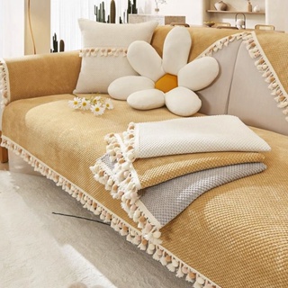 Asiento de sofá plegable para bebé, cojín Protector de almohada de felpa,  muebles antideslizantes de algodón
