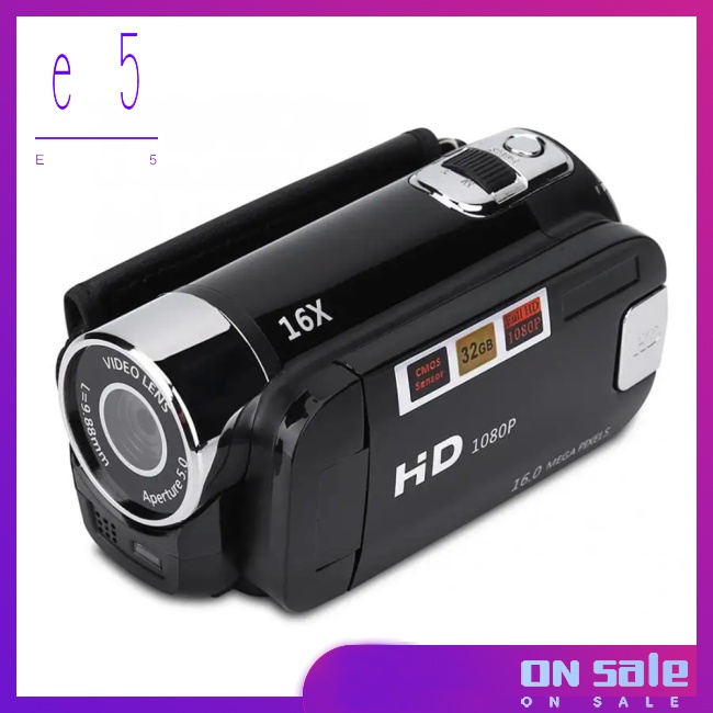 Camara de video Andoer 4K Ultra HD Handheld DV Cámara de video digital  profesional CMOS Videocámara con lente gran Andoer-2 Camara de video