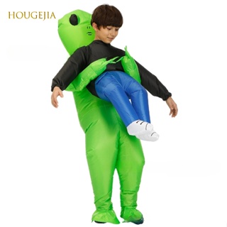 Disfraz inflable de Alien verde para adultos y niños, traje divertido para  fiesta, Halloween - AliExpress