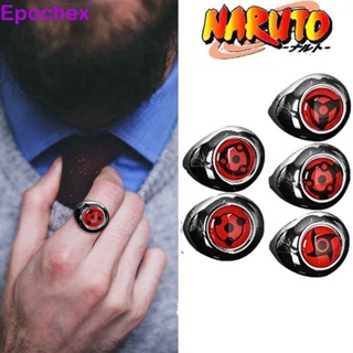 OG Anillos Akatsuki Organización Anime Anillos Japonés Cosplay Anillos de  dedo 10 piezas Juego de anillos ajustables con caja y collar Anillo para