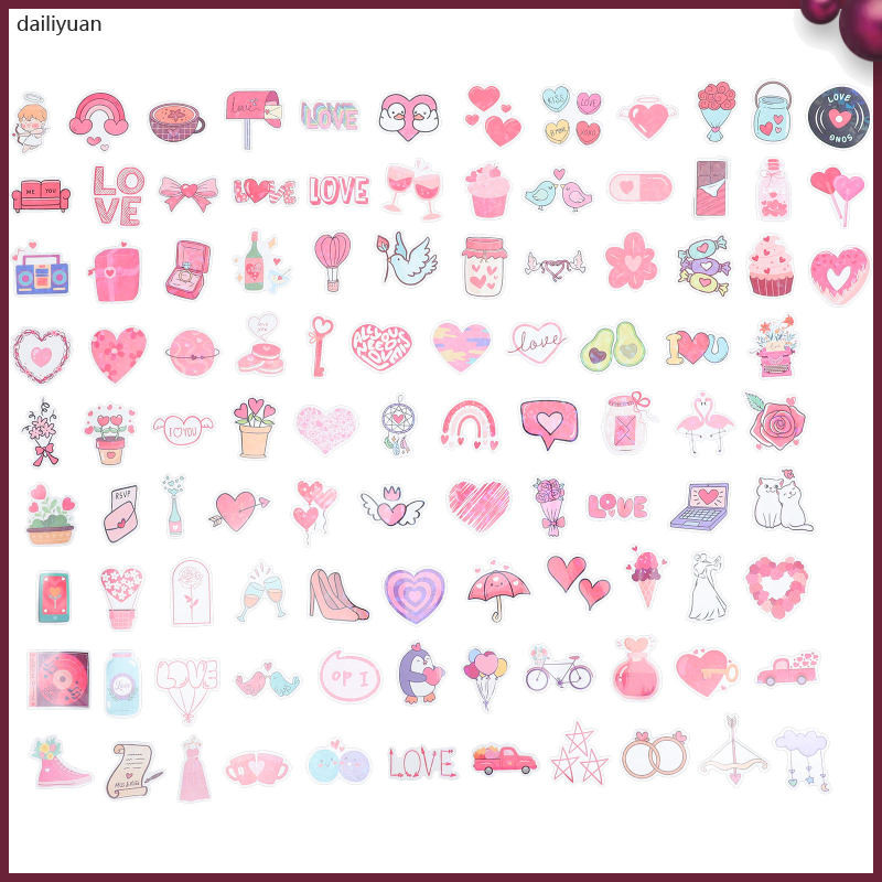 Etiquetas De Sello De Pegatinas En Blanco Doradas Con Forma De Corazón