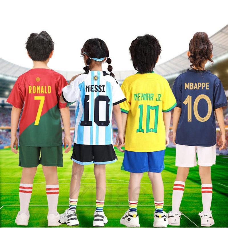 Camiseta De Fútbol Del Mundo 2017 Camiseta De Fútbol De Los Niños Argentina  Uniforme No. Camiseta De Competición Messi Trobe Camiseta De Fútbol Para  Niños Traje Deportivo Camiseta De La Copa Del