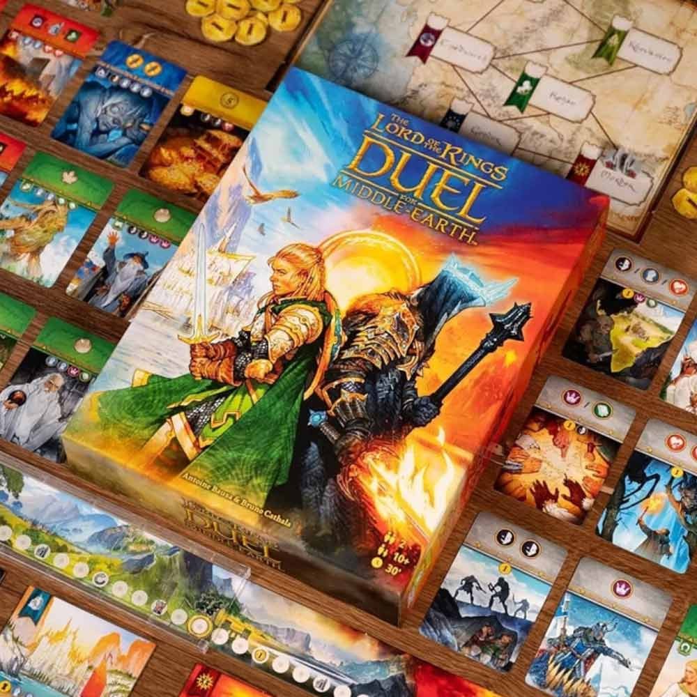 The Lord of The Rings Duel for Middle Earth Board Game Epic Strategy Game of Power and Conquest
