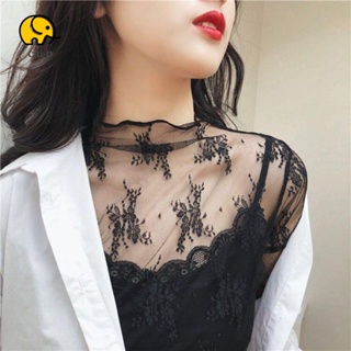 Camiseta de mujer, camisetas negras transparentes de malla de rejilla para  mujer, camisetas sexis de manga larga Harajuku para mujer