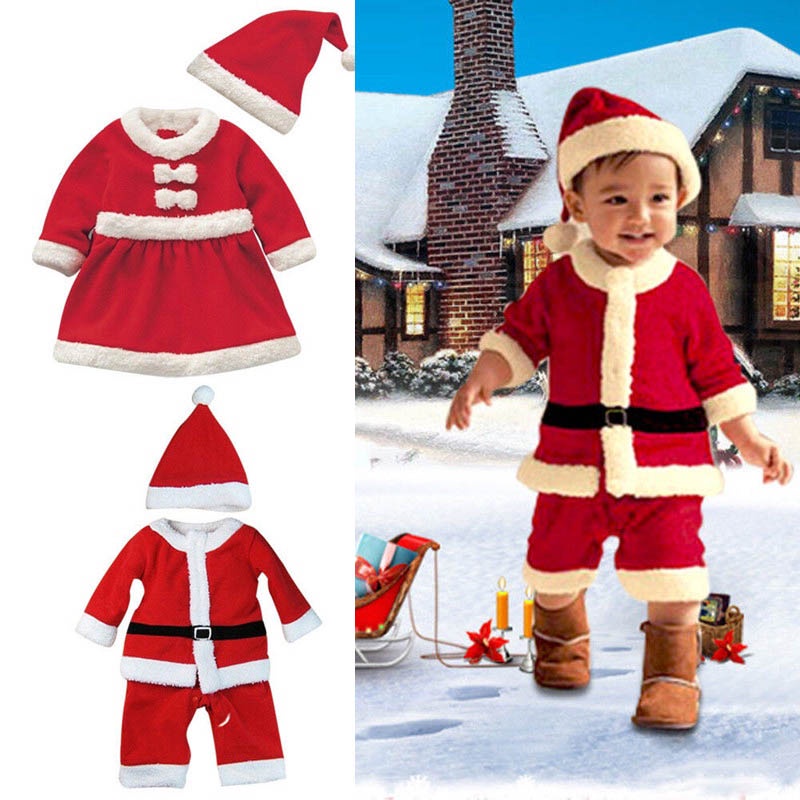 Trajes para bebe de santa outlet claus