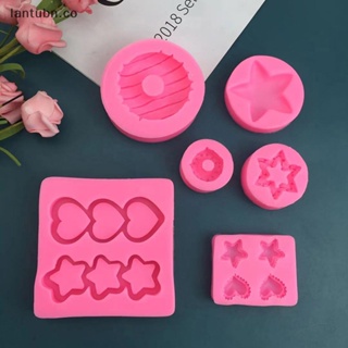 Molde de silicona para donas, 2 moldes de silicona antiadherentes para  donas y 12 moldes de forma de flores para hornear, moldes de mousse para