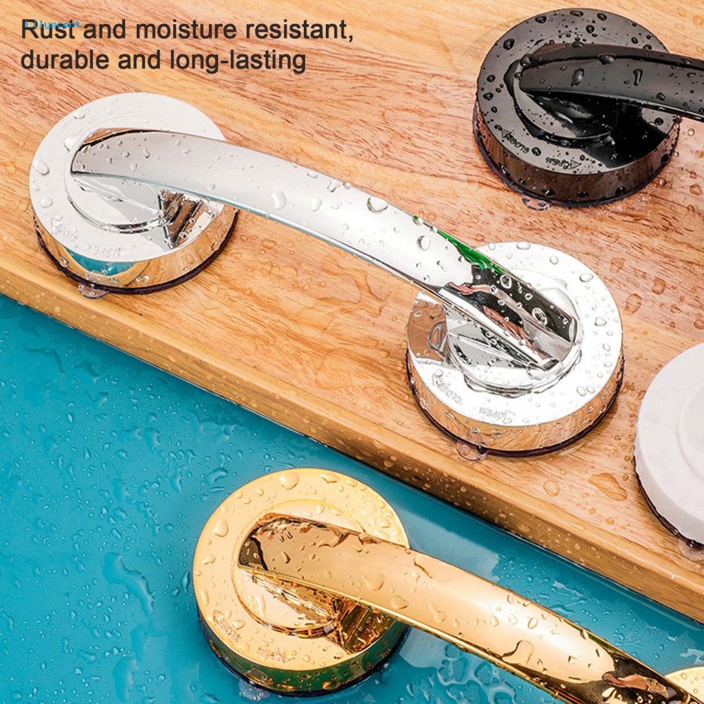Strong Load-bearing Door Handle No Drill Suction Cup Glass Easy Install ...