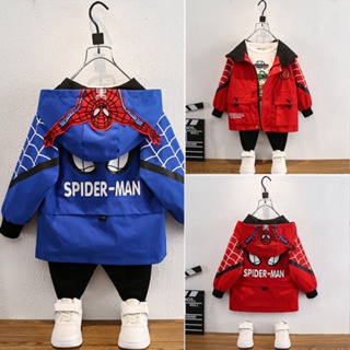 Marvel Spider-Man - Pijama de forro polar súper suave para niños, Azul